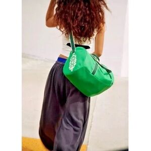 Free People Old Sport Duffle, Green/Black, Brand New, $78 Retail